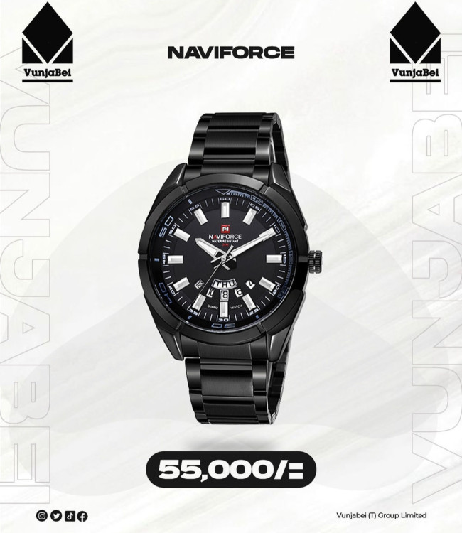 Naviforce Classic Men Watch - Black